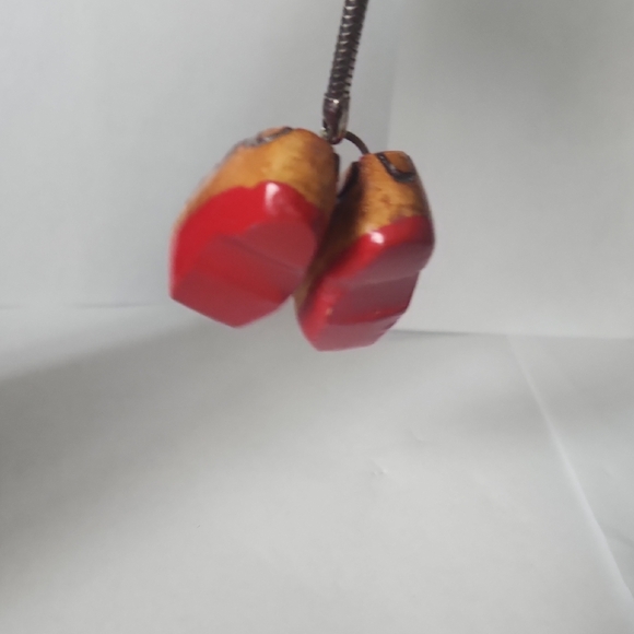 Colorful Wooden Shoe Keychain - Picture 3 of 4